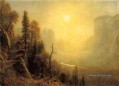 Étude pour la vallée de Yosemite Glacier Point Trail Paysages Albert Bierstadt